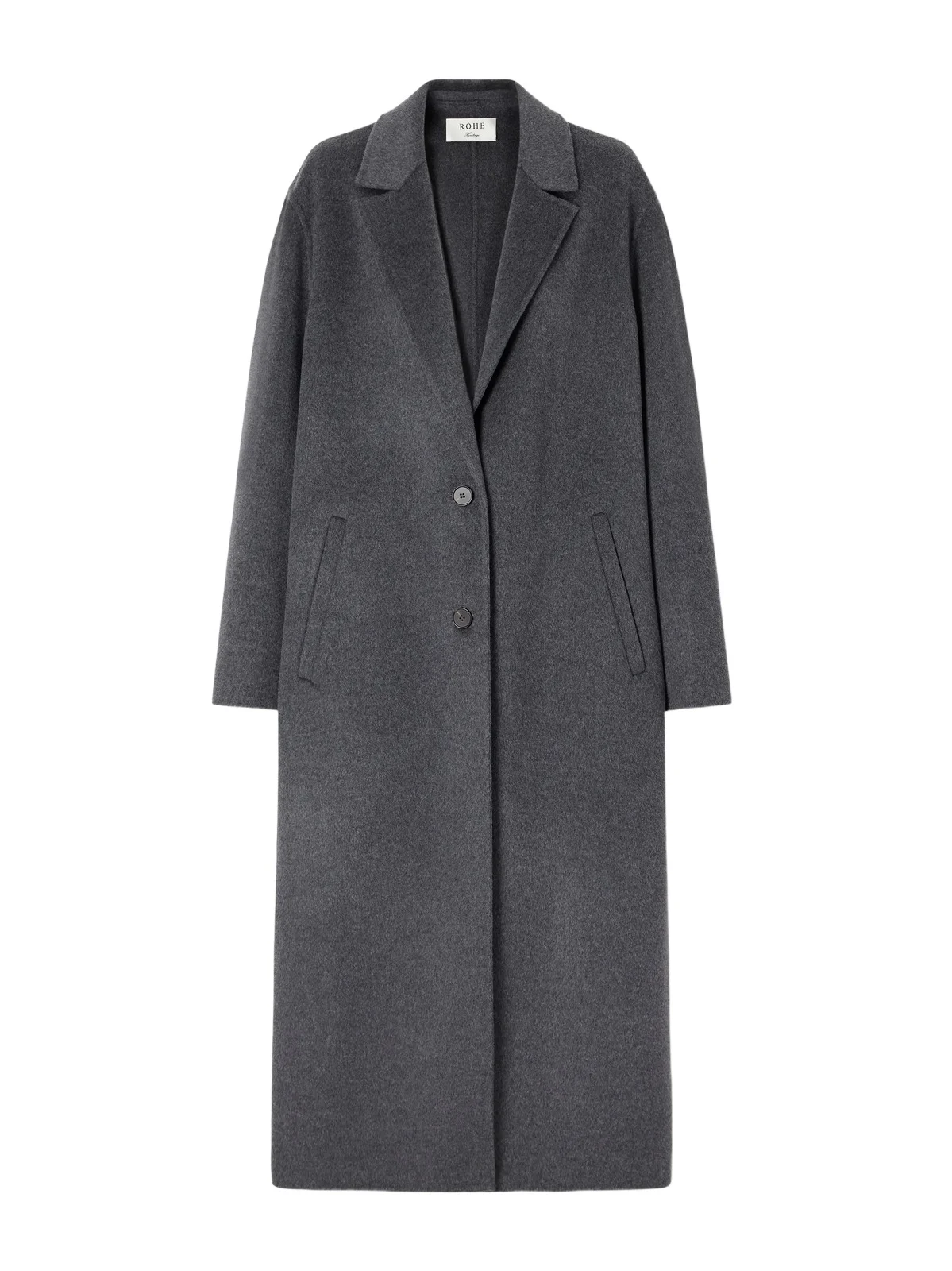 Wool And Cashmere-blend Coat - Gray