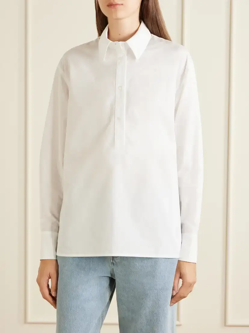 Loulou de Saison Colin Cotton-poplin Shirt | Thumbnail 3 Loulou de Saison Colin Cotton-poplin Shirt | Thumbnail 3