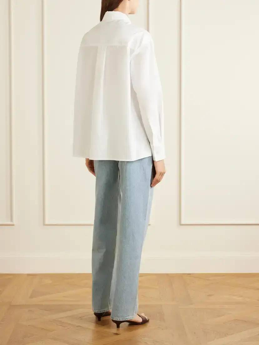 Loulou de Saison Colin Cotton-poplin Shirt | Thumbnail 4 Loulou de Saison Colin Cotton-poplin Shirt | Thumbnail 4