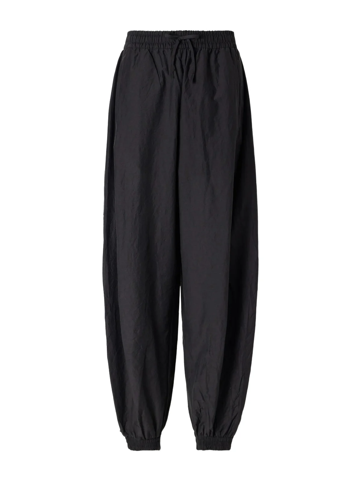 Cotton-blend Seersucker Balloon Pants