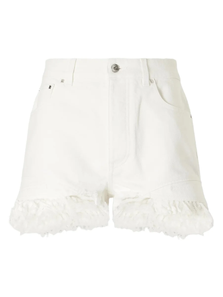 Frayed Denim Shorts