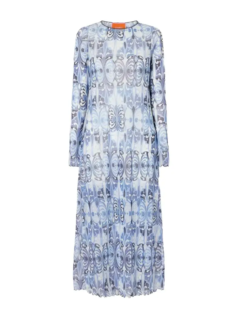 La DoubleJ Slinky Swing Printed Chiffon Midi Dress | Image 1 La DoubleJ Slinky Swing Printed Chiffon Midi Dress | Image 1