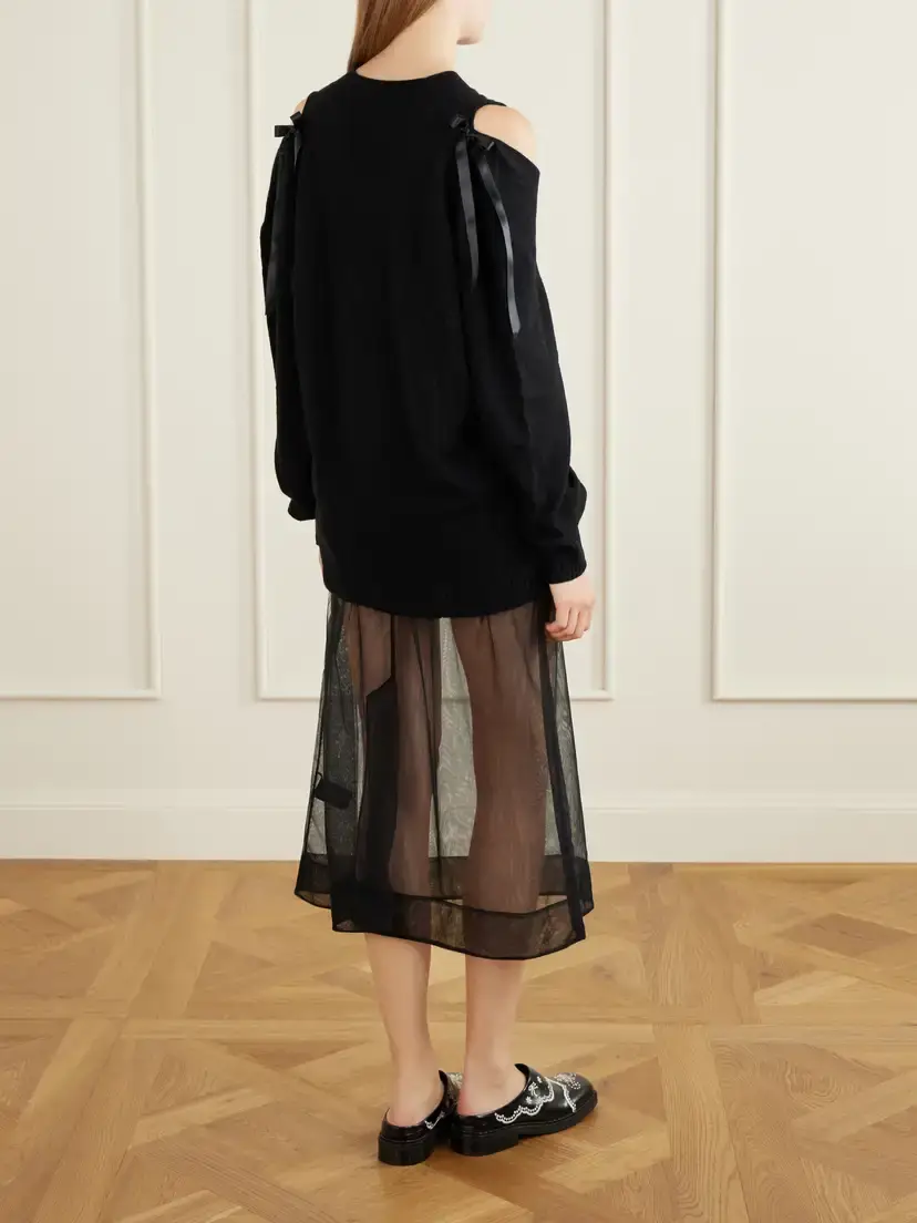Simone Rocha Bow-detailed Cashmere Sweater | Thumbnail 3 Simone Rocha Bow-detailed Cashmere Sweater | Thumbnail 3