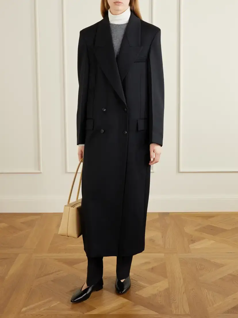 RÓHE Double-breasted Wool Coat | Thumbnail 2