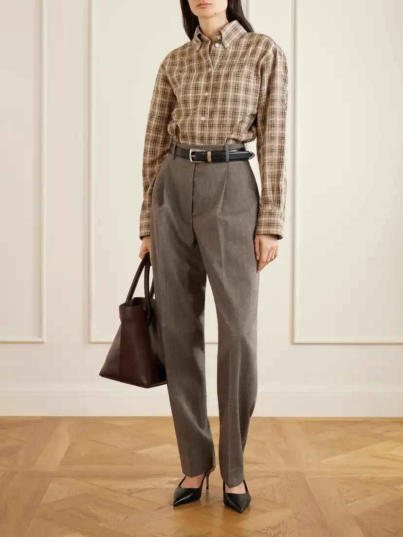 RÓHE Daria Wool-blend Tapered Pants | Thumbnail 2