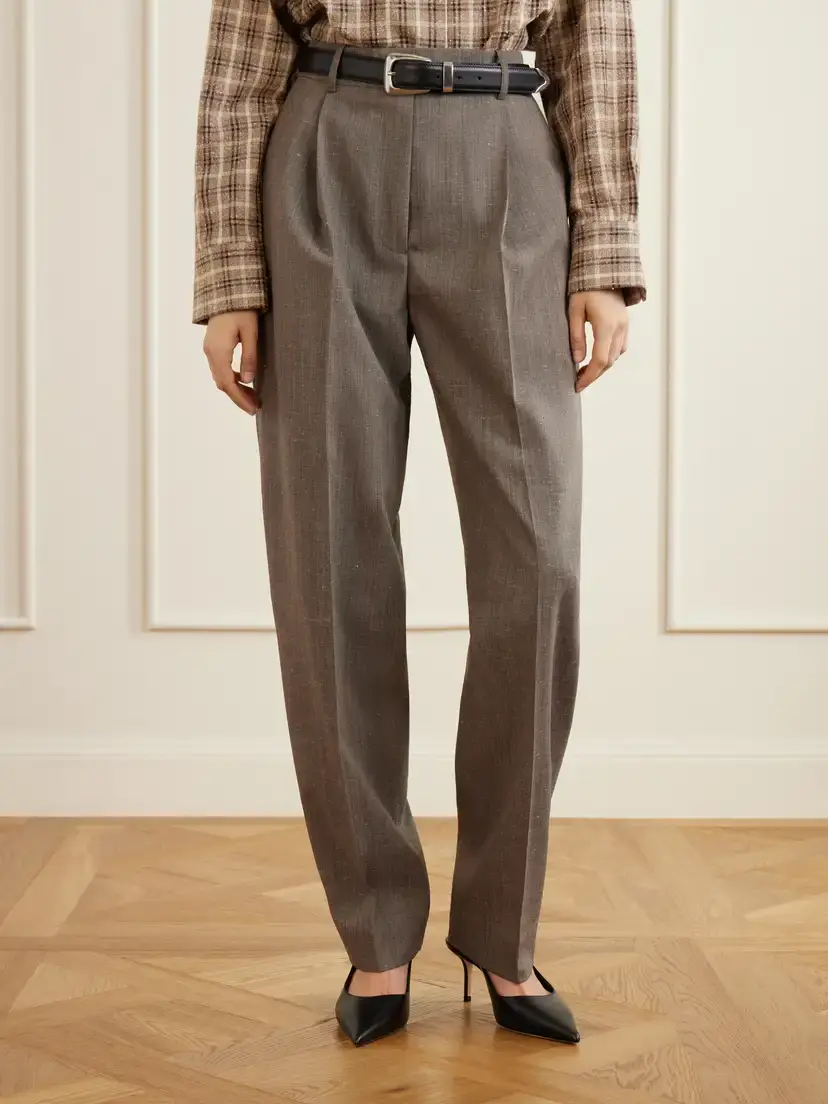 RÓHE Daria Wool-blend Tapered Pants | Thumbnail 3