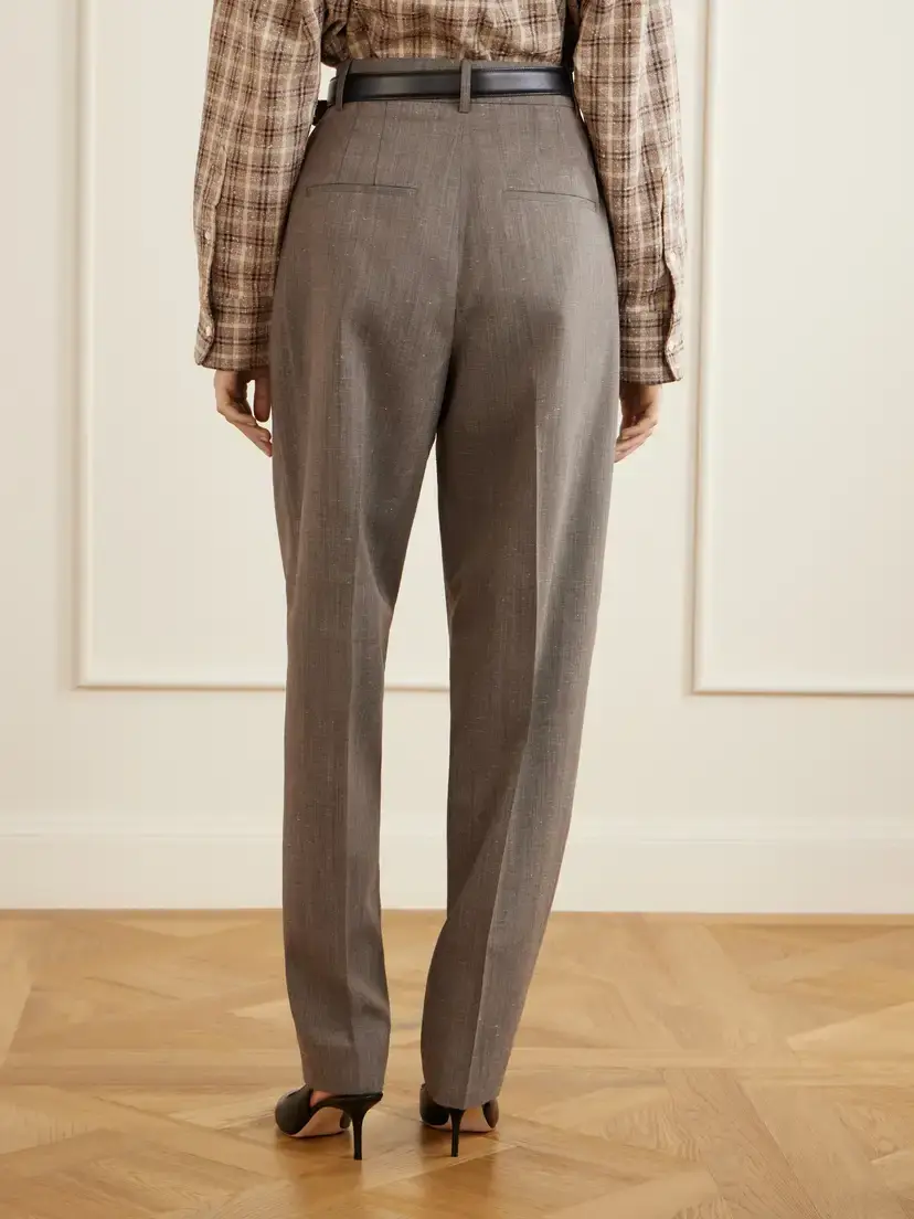 RÓHE Daria Wool-blend Tapered Pants | Thumbnail 4