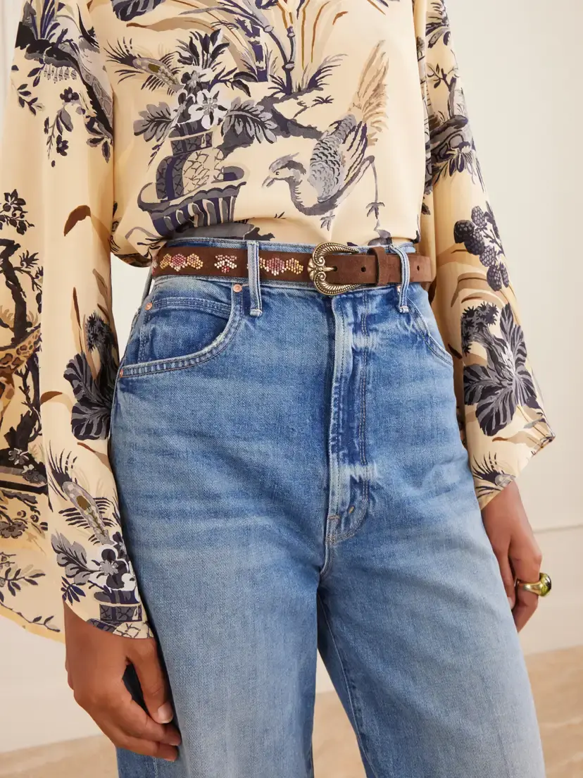 Etro Beaded Suede Belt | Thumbnail 2