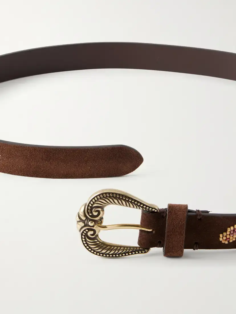 Etro Beaded Suede Belt | Thumbnail 3