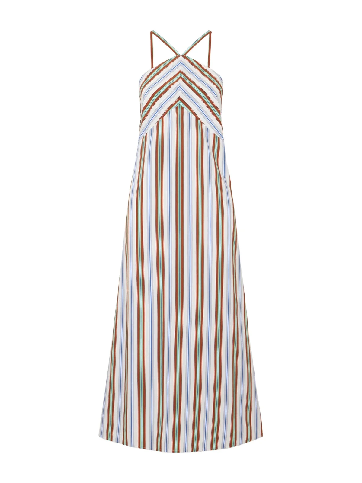 Call Me Maybe Striped Poplin Maxi Dress Call Me Maybe Striped Poplin Maxi Dress