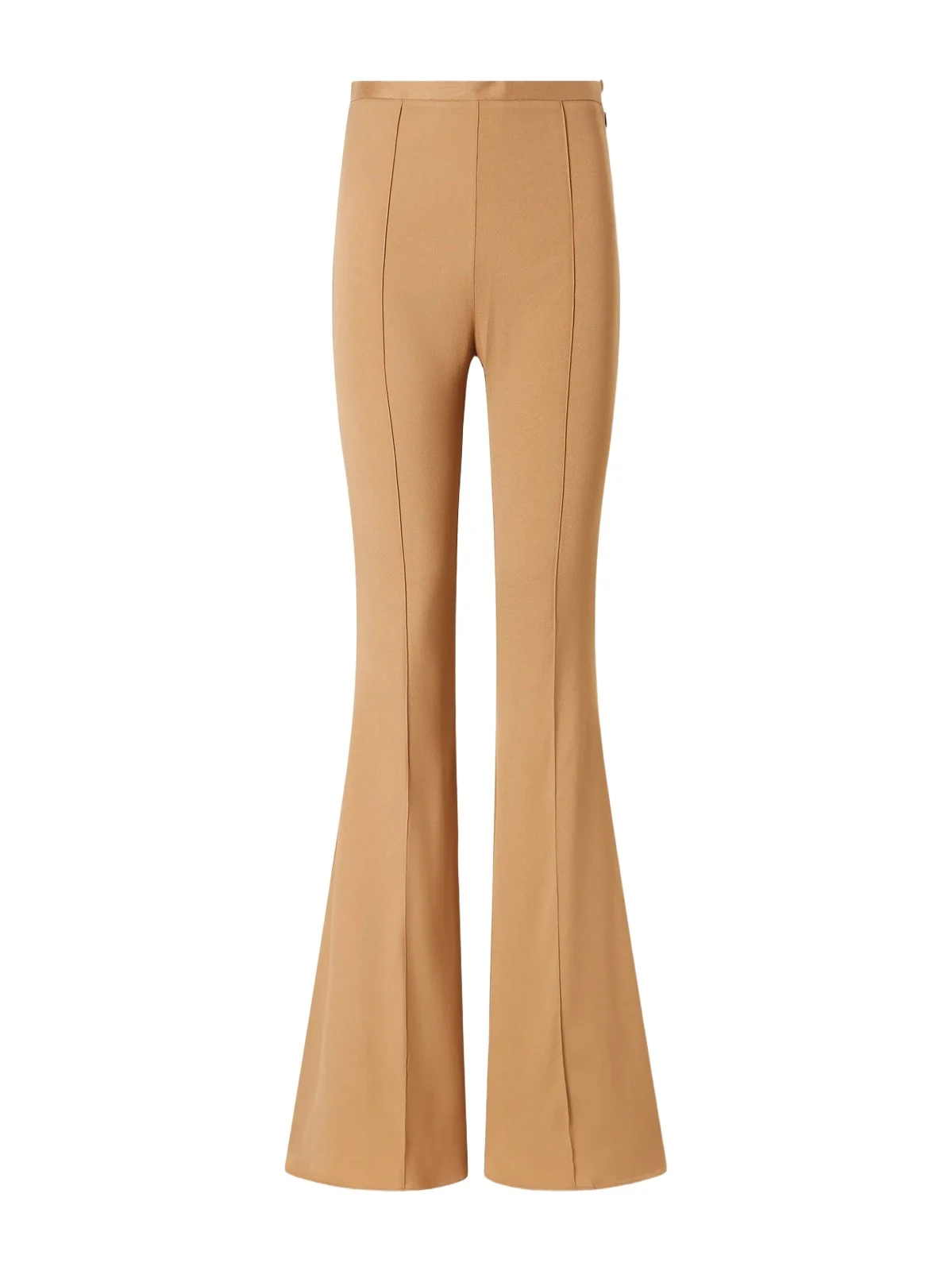 Taller Marmo Mae Crepe-cady High-waisted Flared Pants