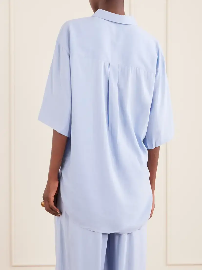 Jamie Haller Elbow Silk Shirt | Thumbnail 3 Jamie Haller Elbow Silk Shirt | Thumbnail 3