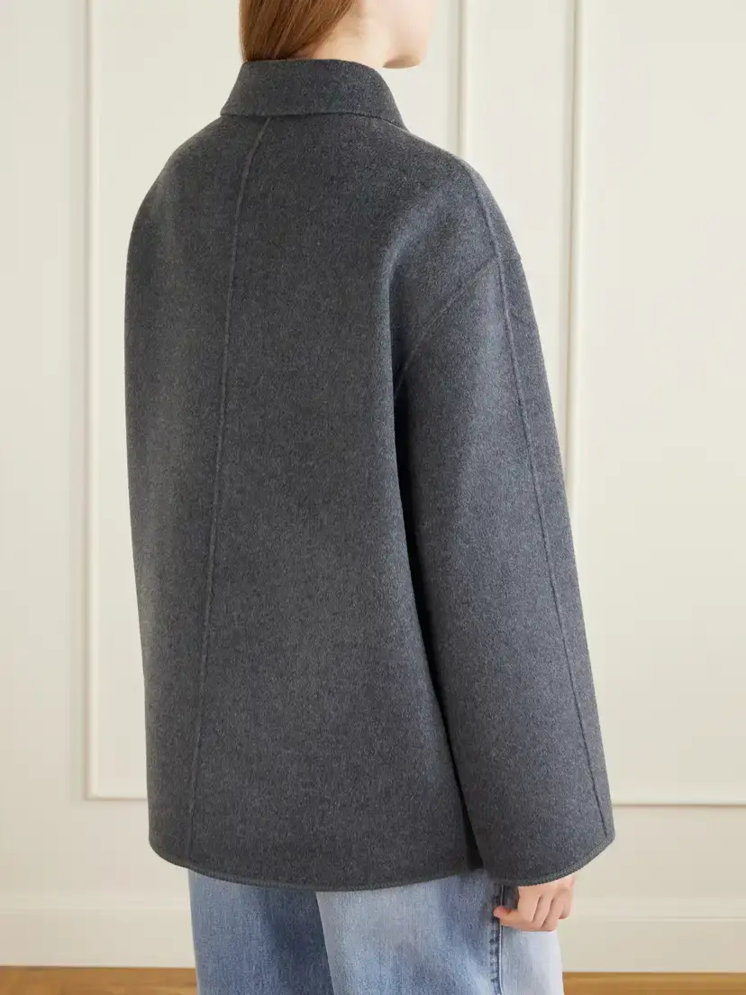 RÓHE Brushed Wool And Cashmere-blend Jacket | Thumbnail 3