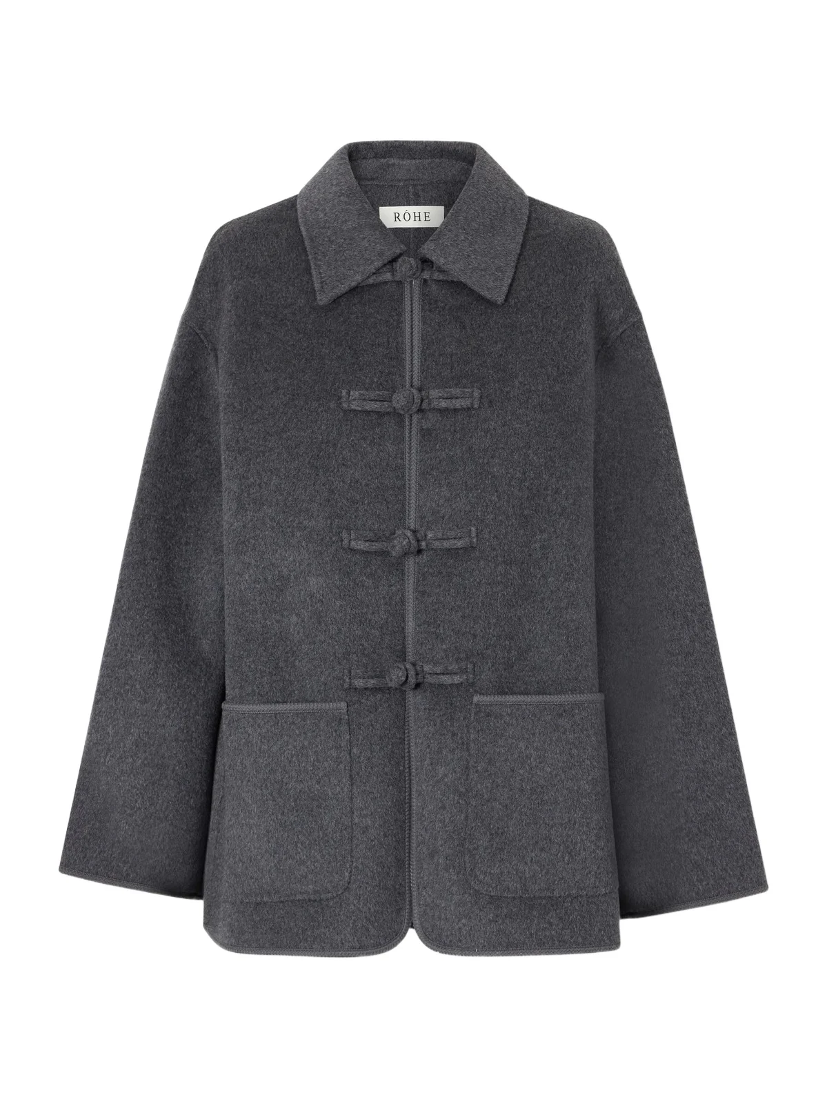 Brushed Wool And Cashmere-blend Jacket - Gray Brushed Wool And Cashmere-blend Jacket - Gray