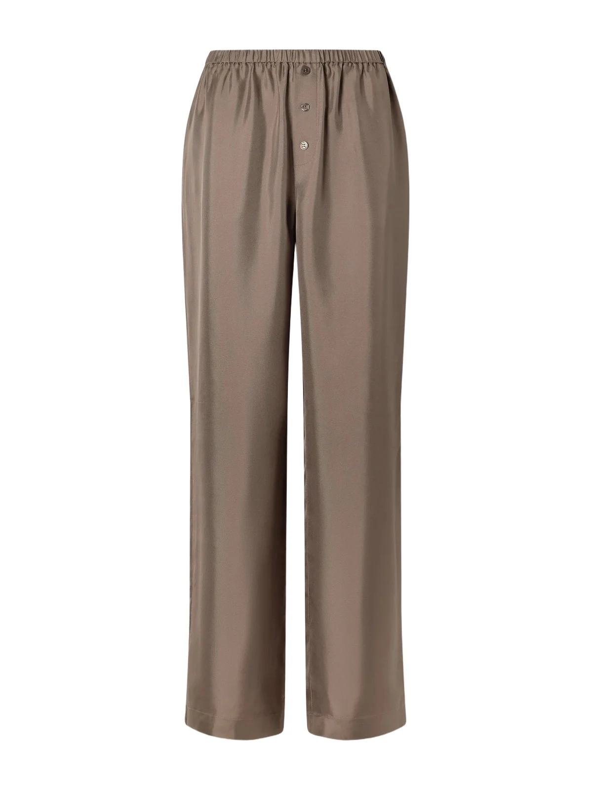 Silk-satin Wide-leg Pants