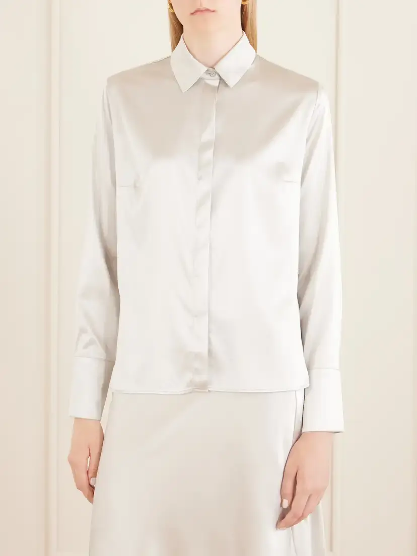The Park Bonnie Silk-blend Shirt | Thumbnail 3