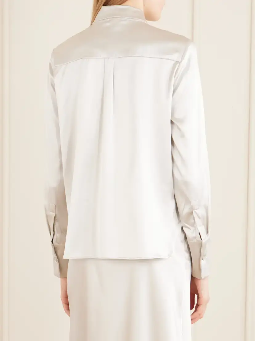 The Park Bonnie Silk-blend Shirt | Thumbnail 4