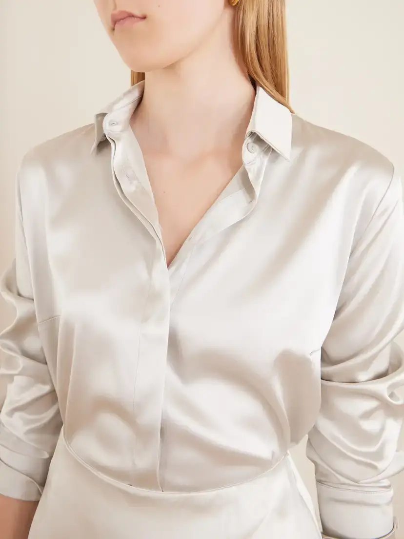 The Park Bonnie Silk-blend Shirt | Thumbnail 5