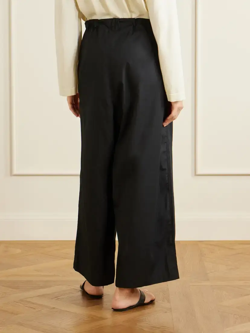 Jamie Haller The Lotus Cotton-poplin Wide-leg Pants | Thumbnail 3 Jamie Haller The Lotus Cotton-poplin Wide-leg Pants | Thumbnail 3