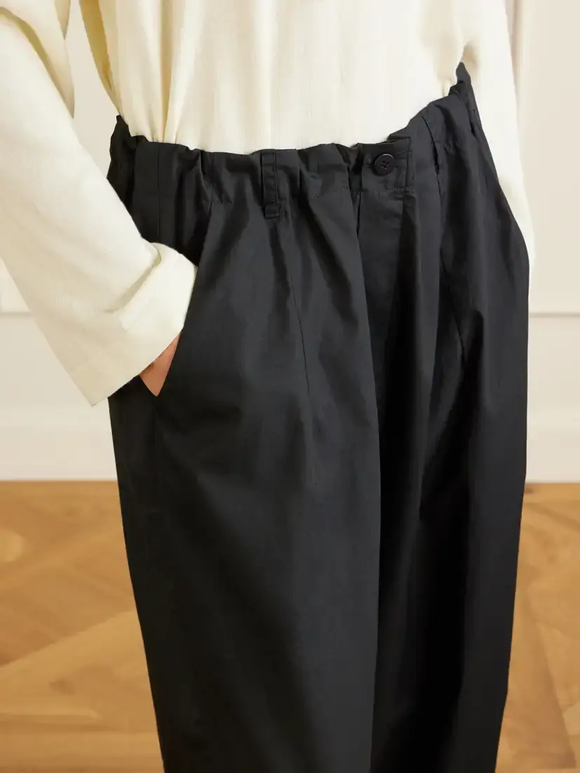 Jamie Haller The Lotus Cotton-poplin Wide-leg Pants | Thumbnail 4 Jamie Haller The Lotus Cotton-poplin Wide-leg Pants | Thumbnail 4