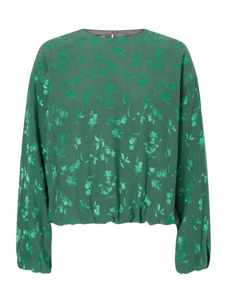 Dries Van Noten Floral-jacquard Cloqué Blouse | Image 1 Dries Van Noten Floral-jacquard Cloqué Blouse | Image 1