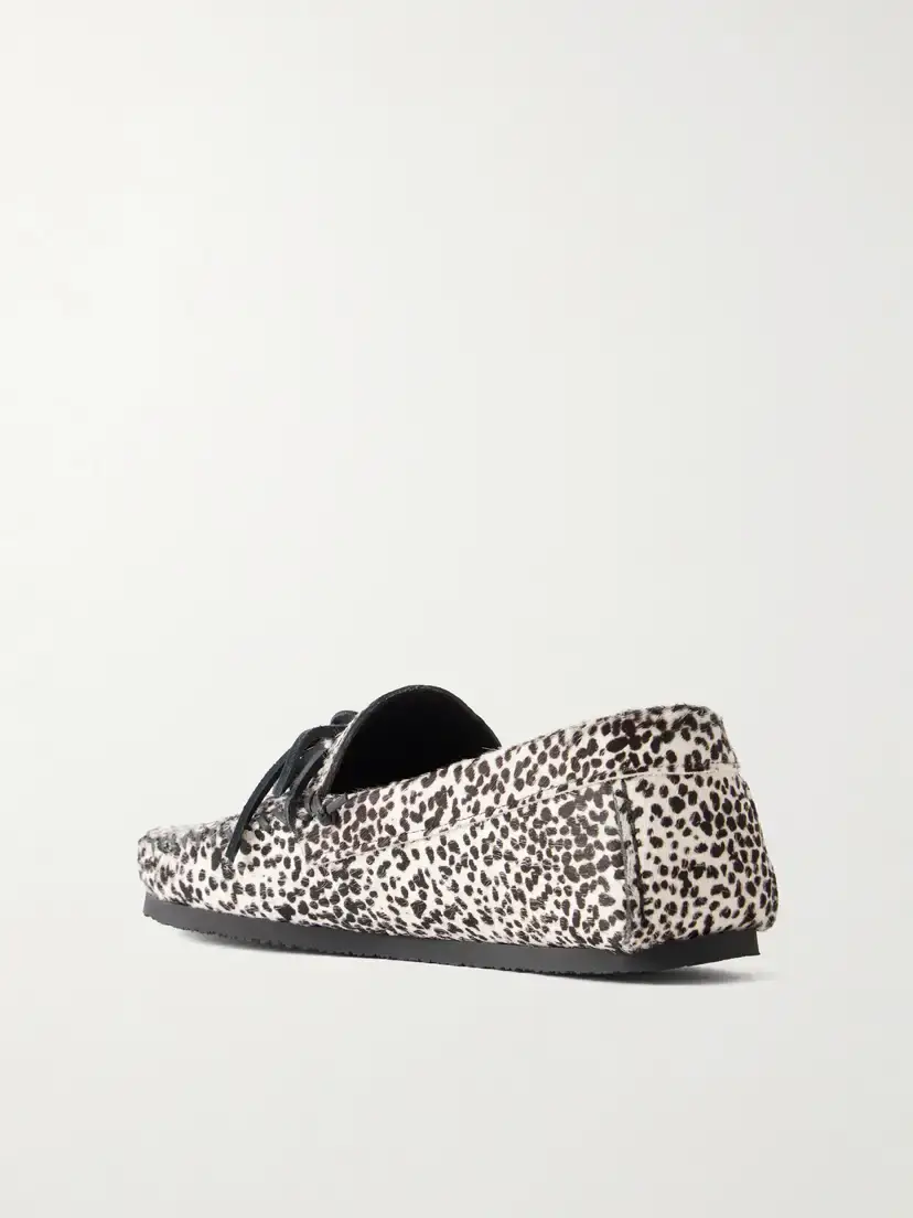 Isabel Marant Fitza Animal-print Calf Hair Loafers | Thumbnail 3