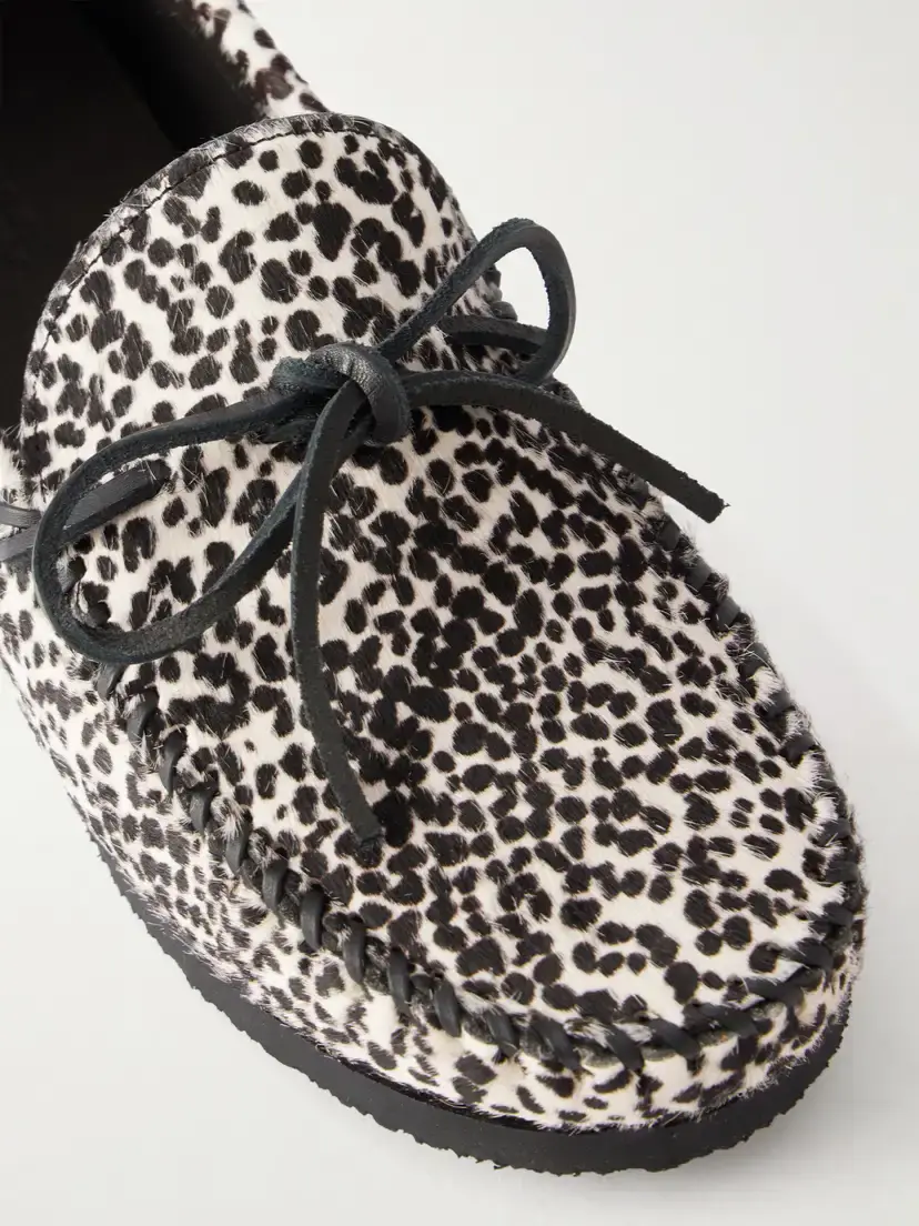Isabel Marant Fitza Animal-print Calf Hair Loafers | Thumbnail 5