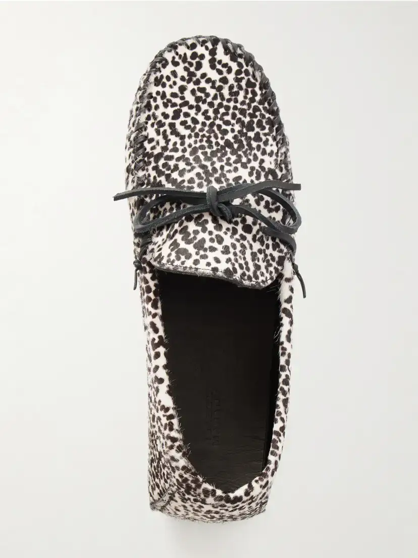 Isabel Marant Fitza Animal-print Calf Hair Loafers | Thumbnail 6
