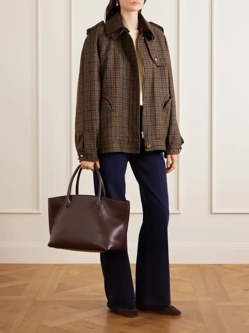 Blazé Milano Chausie Checked Wool Trench Jacket | Thumbnail 2 Blazé Milano Chausie Checked Wool Trench Jacket | Thumbnail 2