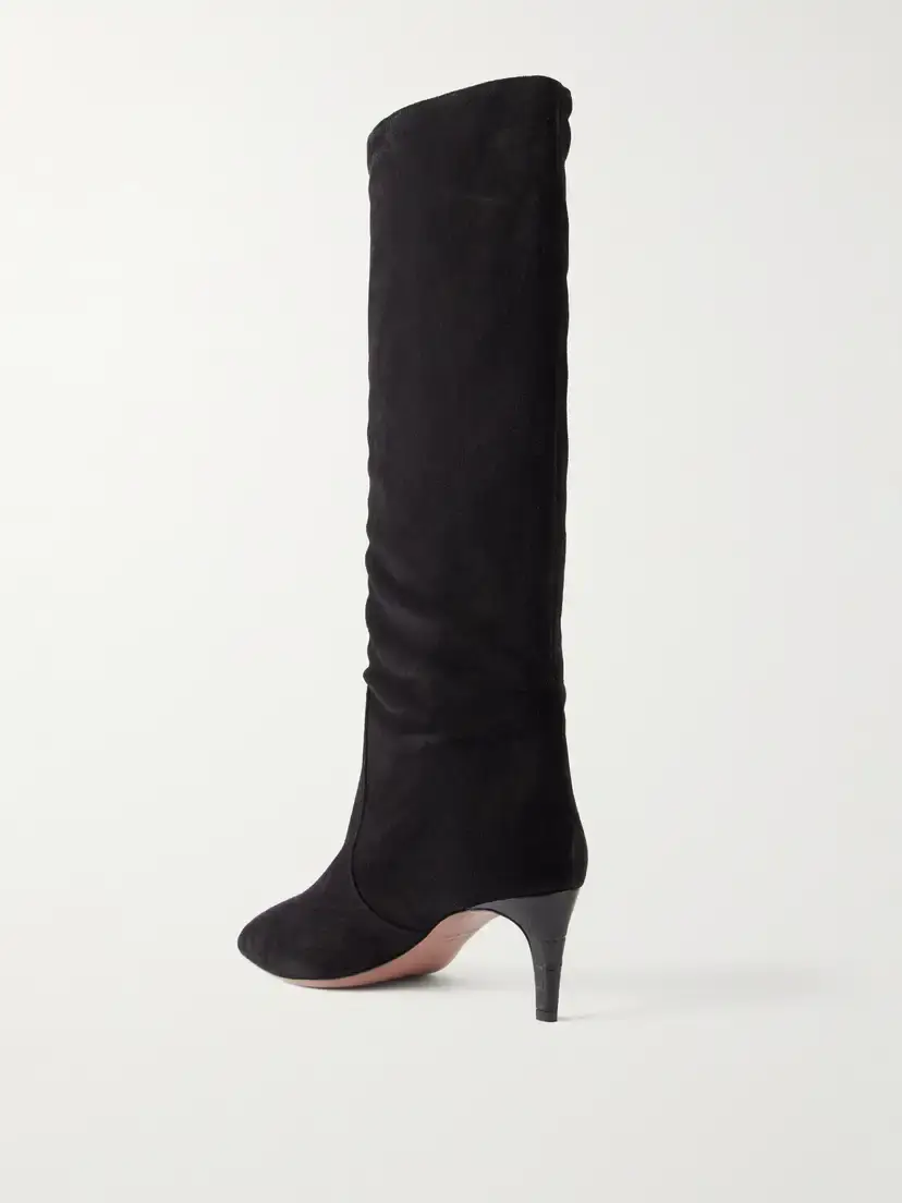 Paris Texas Stiletto 60 Suede Knee Boots | Thumbnail 3