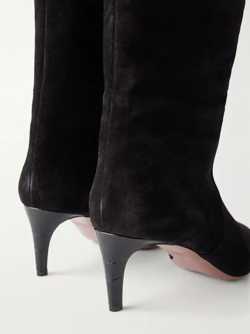 Paris Texas Stiletto 60 Suede Knee Boots | Thumbnail 5