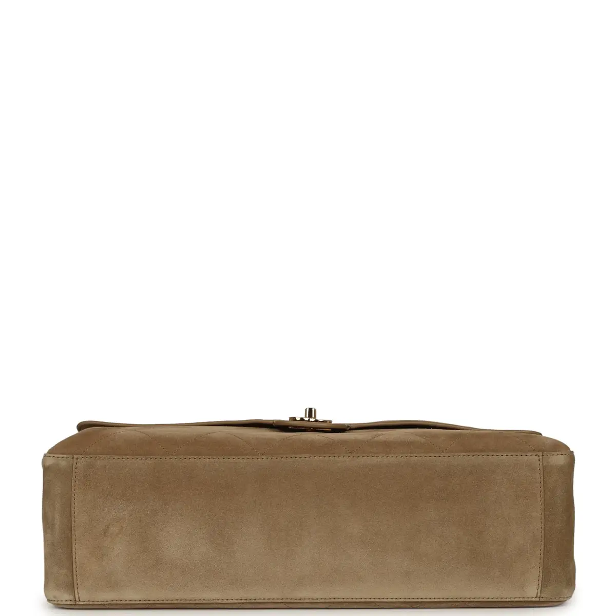 Chanel Chanel Maxi "Souplissimo" Large Flap Bag Dark Beige Suede Gold Hardware | Thumbnail 6 Chanel Chanel Maxi "Souplissimo" Large Flap Bag Dark Beige Suede Gold Hardware | Thumbnail 6
