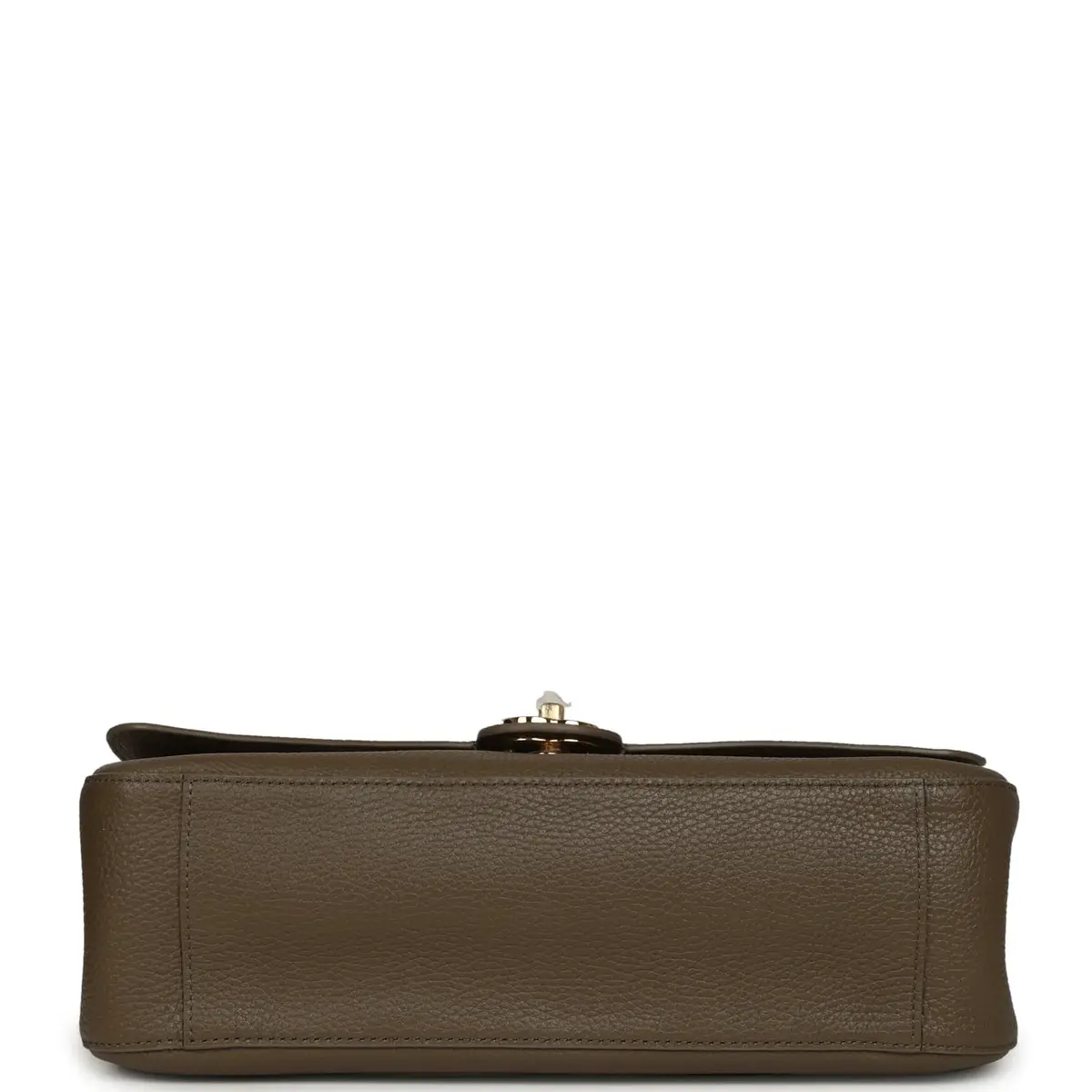 Chanel Chanel Maxi "Souplissimo" Small Flap Bag Dark Khaki Grained Calfskin Gold Hardware | Thumbnail 6 Chanel Chanel Maxi "Souplissimo" Small Flap Bag Dark Khaki Grained Calfskin Gold Hardware | Thumbnail 6