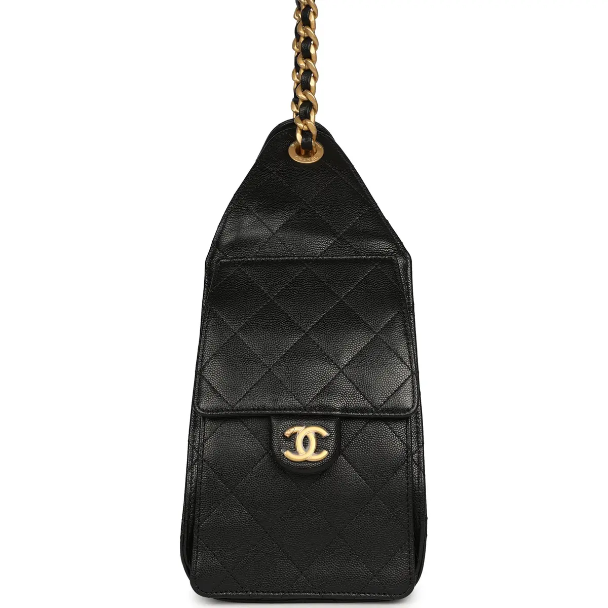 Chanel Chanel Small 25 Hobo Bag Black Caviar Antique Gold Hardware | Thumbnail 3 Chanel Chanel Small 25 Hobo Bag Black Caviar Antique Gold Hardware | Thumbnail 3
