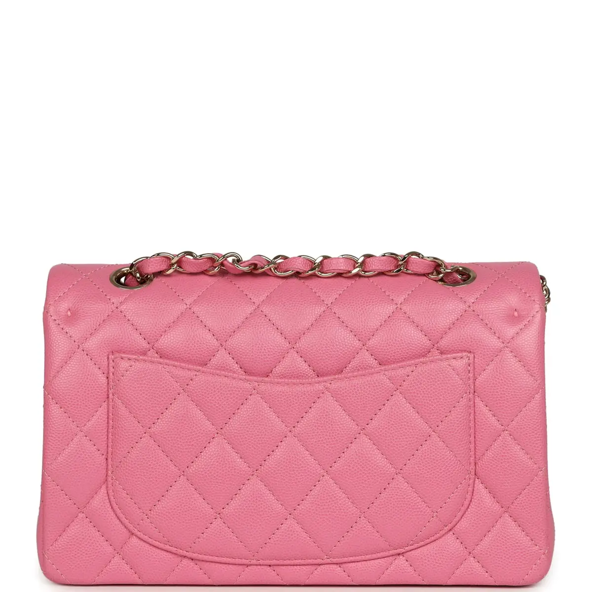 Chanel Chanel Small Classic Double Flap Bag Pink Caviar Light Gold Hardware | Thumbnail 4 Chanel Chanel Small Classic Double Flap Bag Pink Caviar Light Gold Hardware | Thumbnail 4