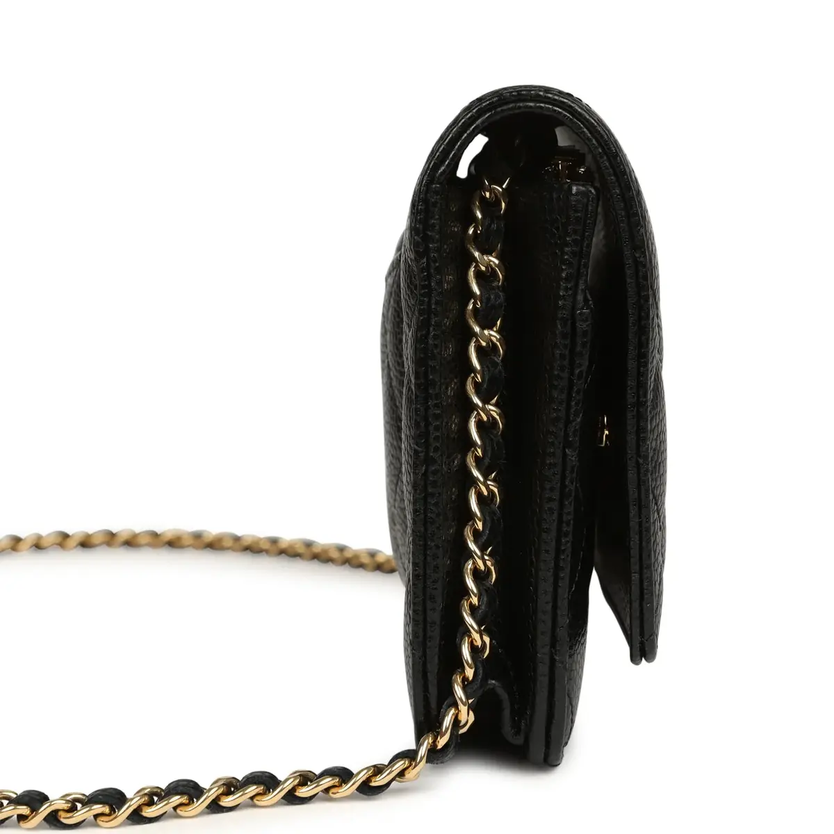 Chanel Chanel Wallet On Chain WOC Black Caviar Gold Hardware | Thumbnail 3 Chanel Chanel Wallet On Chain WOC Black Caviar Gold Hardware | Thumbnail 3