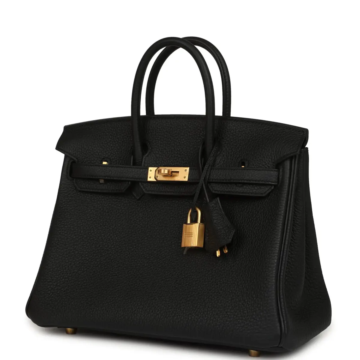 HERMÈS Hermes Birkin 25 Black Togo Brushed Gold Hardware | Thumbnail 5 HERMÈS Hermes Birkin 25 Black Togo Brushed Gold Hardware | Thumbnail 5