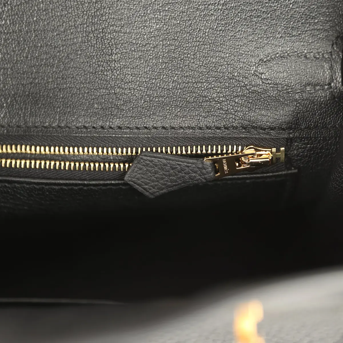 HERMÈS Hermes Birkin 25 Black Togo Brushed Gold Hardware | Thumbnail 9 HERMÈS Hermes Birkin 25 Black Togo Brushed Gold Hardware | Thumbnail 9