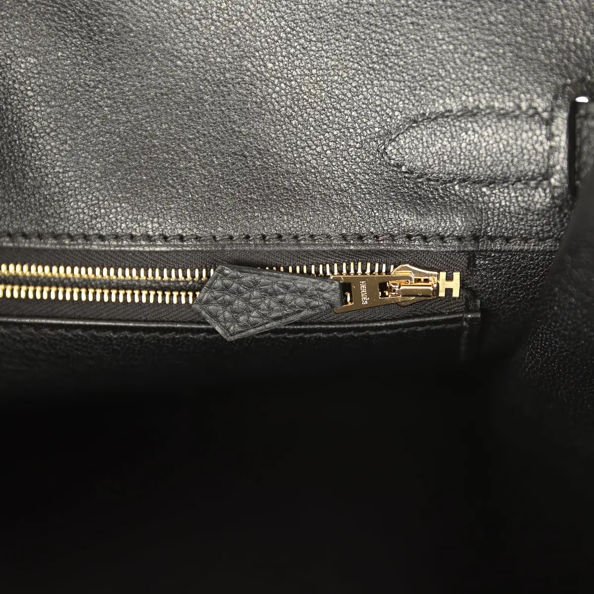 HERMÈS Hermes Birkin 30 Black Togo Gold Hardware | Thumbnail 9