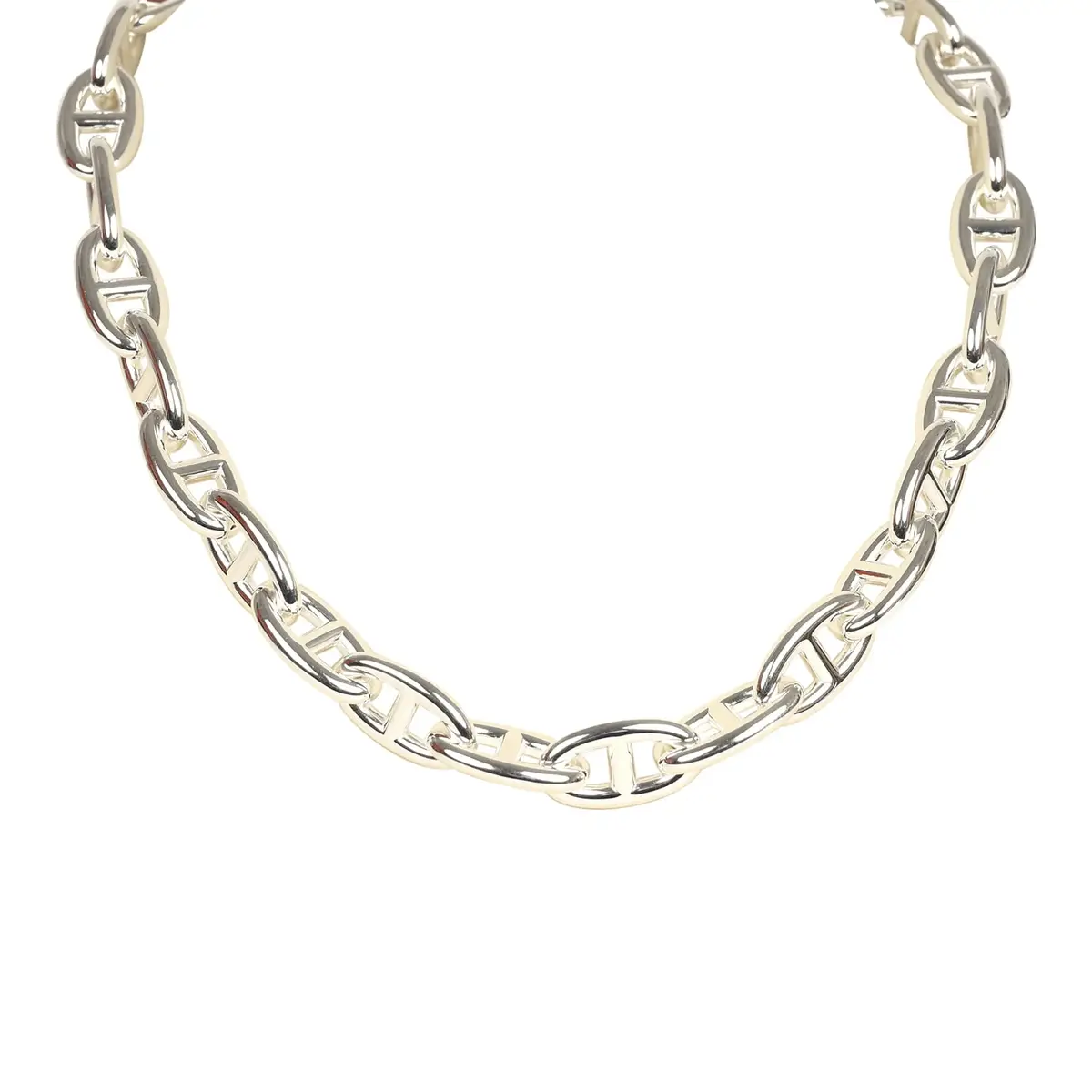 HERMÈS Hermes Chaine D'Ancre Necklace GM 31 Link Sterling | Thumbnail 2 HERMÈS Hermes Chaine D'Ancre Necklace GM 31 Link Sterling | Thumbnail 2