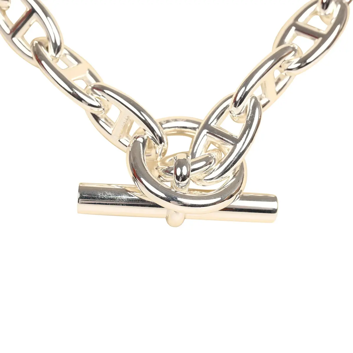HERMÈS Hermes Chaine D'Ancre Necklace GM 31 Link Sterling | Thumbnail 4 HERMÈS Hermes Chaine D'Ancre Necklace GM 31 Link Sterling | Thumbnail 4