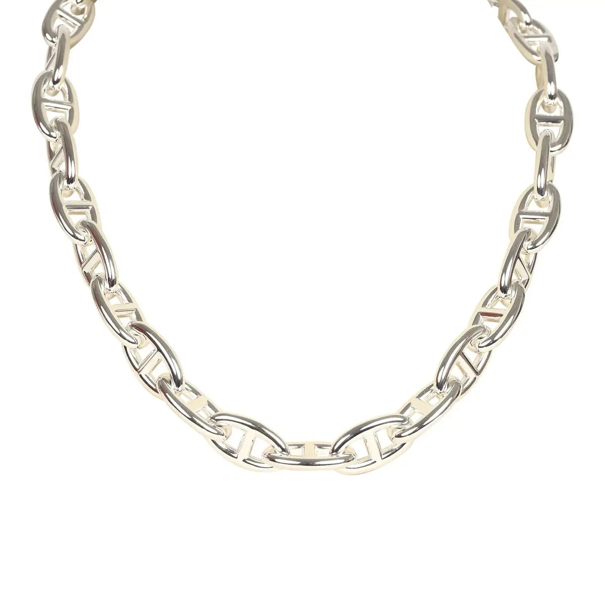 HERMÈS Hermes Chaine D'Ancre Necklace GM 31 Link Sterling | Thumbnail 7 HERMÈS Hermes Chaine D'Ancre Necklace GM 31 Link Sterling | Thumbnail 7