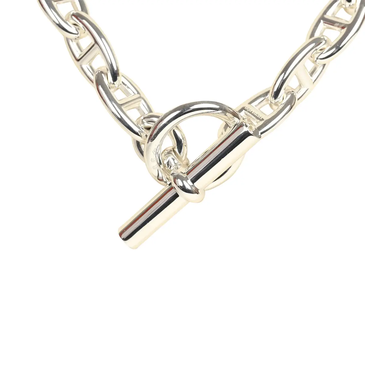 HERMÈS Hermes Chaine D'Ancre Necklace GM 31 Link Sterling | Thumbnail 9 HERMÈS Hermes Chaine D'Ancre Necklace GM 31 Link Sterling | Thumbnail 9