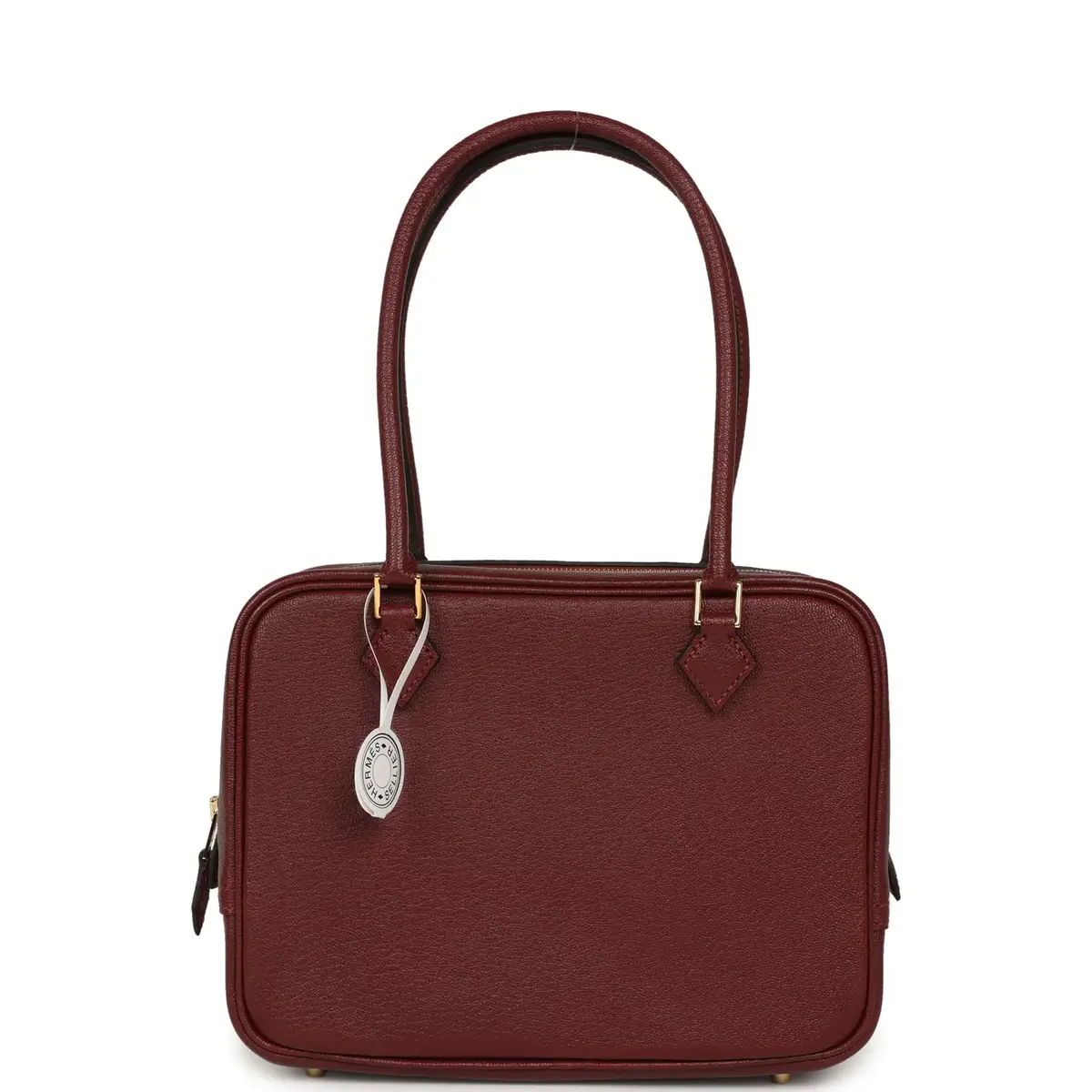 HERMÈS Hermes Mini Plume 21 Bag Rouge H Chèvre Gold Hardware | Thumbnail 4 HERMÈS Hermes Mini Plume 21 Bag Rouge H Chèvre Gold Hardware | Thumbnail 4