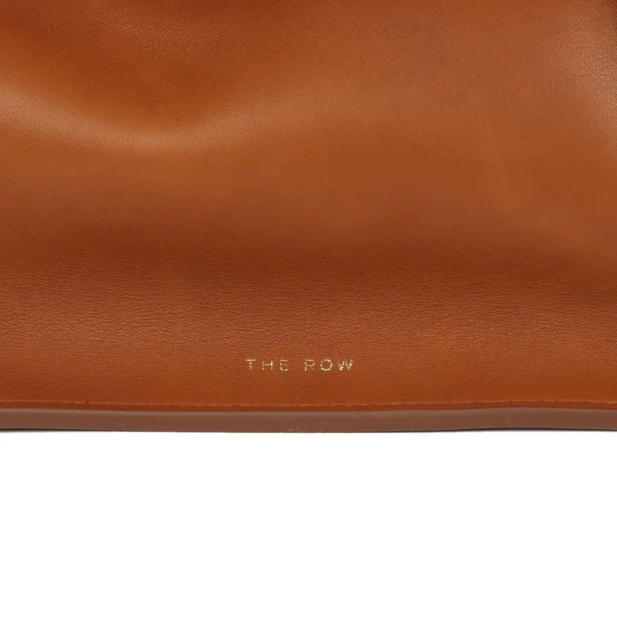 The Row The Row Soft Margaux 15 Bag Cuir Saddle Leather Gold Hardware | Thumbnail 6
