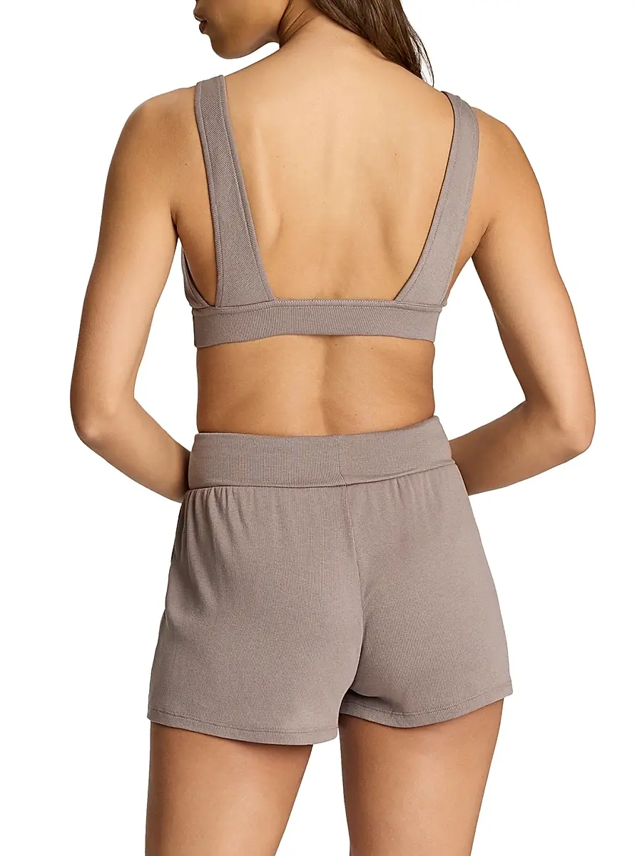 Commando Women's Better Than Basic Cotton-Blend Rib-Knit Shorts | Thumbnail 5 Commando Women's Better Than Basic Cotton-Blend Rib-Knit Shorts | Thumbnail 5