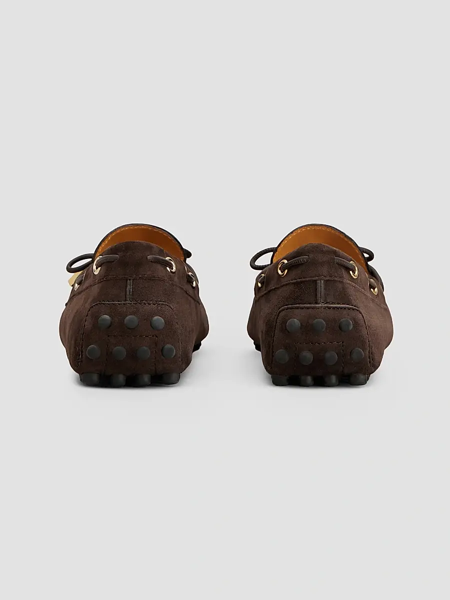 Tod's Women's Grommet Suede Driving Loafers | Thumbnail 2