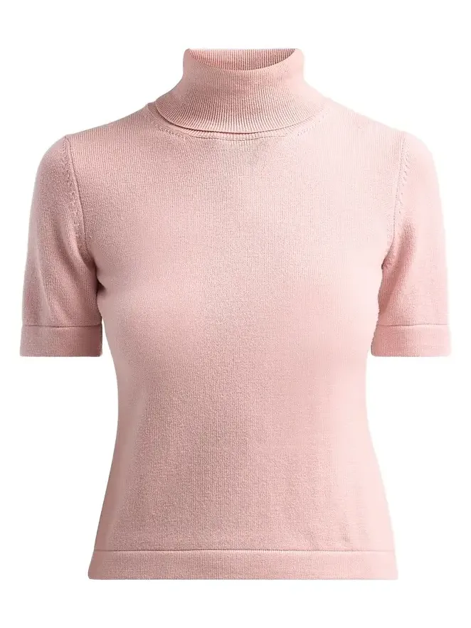Women's Turtleneck Wool Top