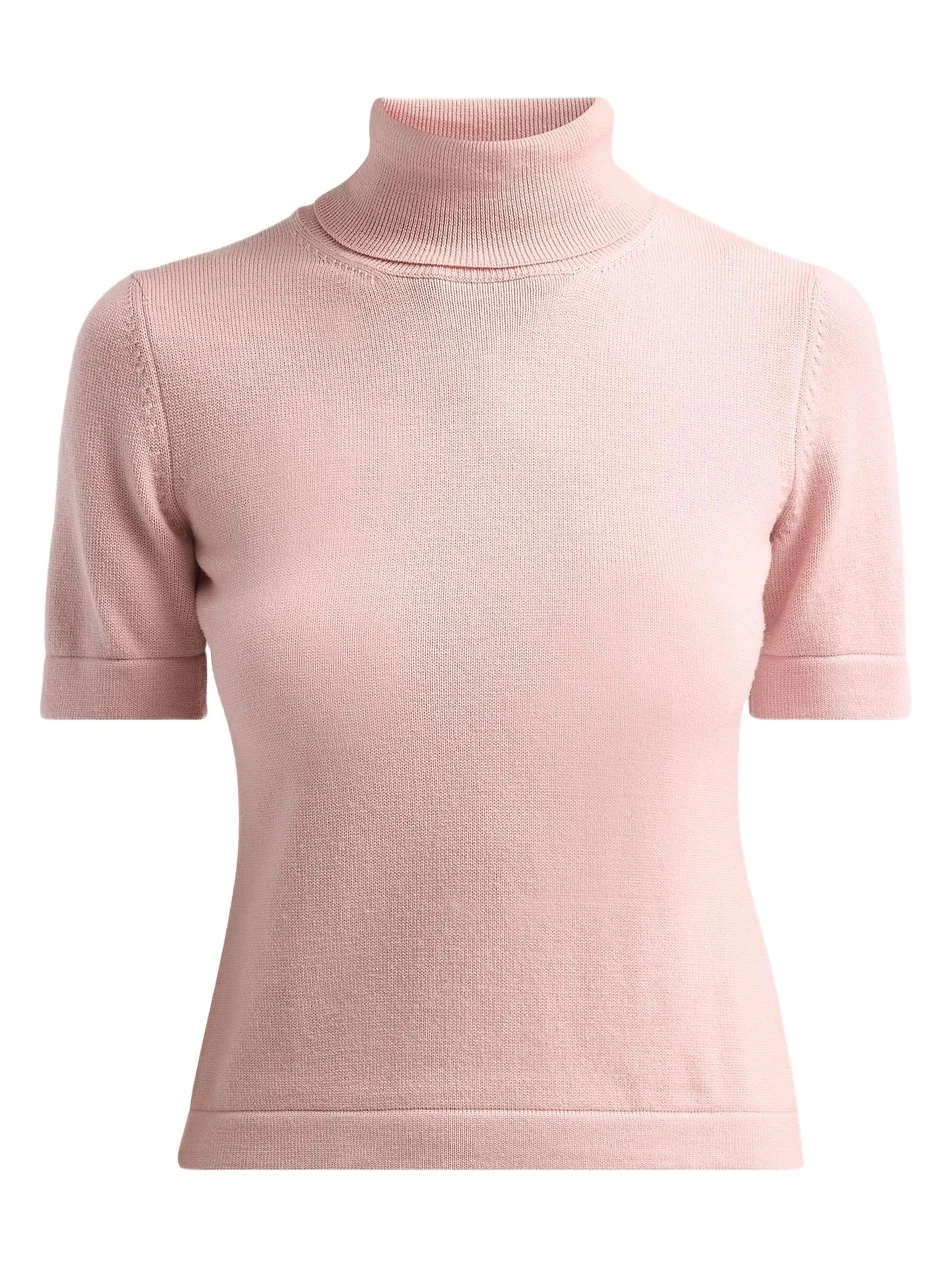 Women's Turtleneck Wool Top