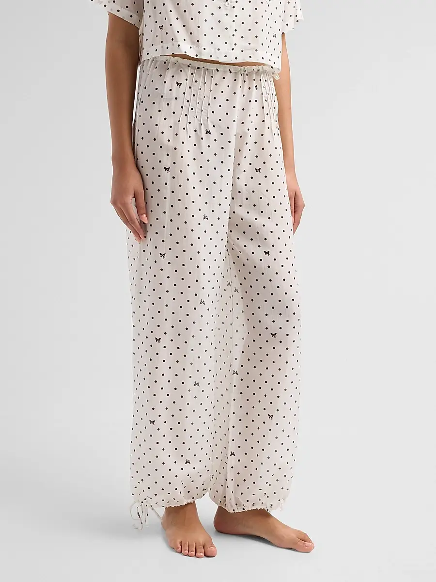 Kiki de Montparnasse Women's High Summer Kiki Point Pants - Ivory And Black | Thumbnail 4